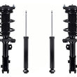 Front Complete Struts Assembly & Rear Shocks For Hyundai Elantra GT 2018-2020