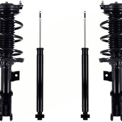 Front Complete Struts Assembly & Rear Shocks For Hyundai Sonata 2.0T 2015-2019