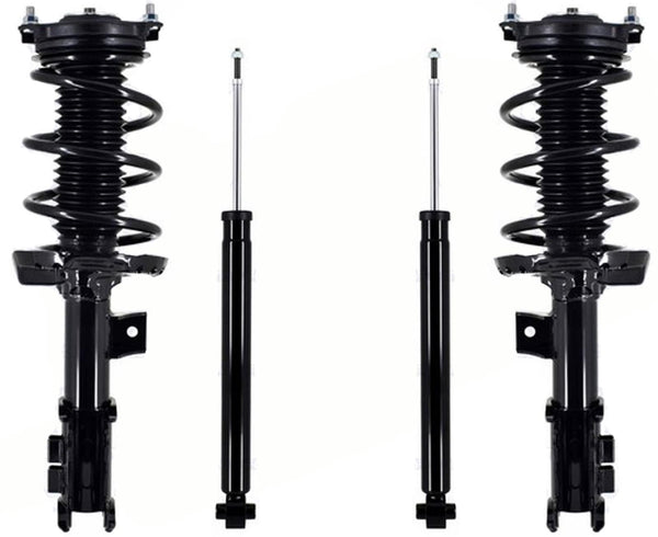 Front Complete Struts Assembly & Rear Shocks For Hyundai Sonata 2.0T 2015-2019