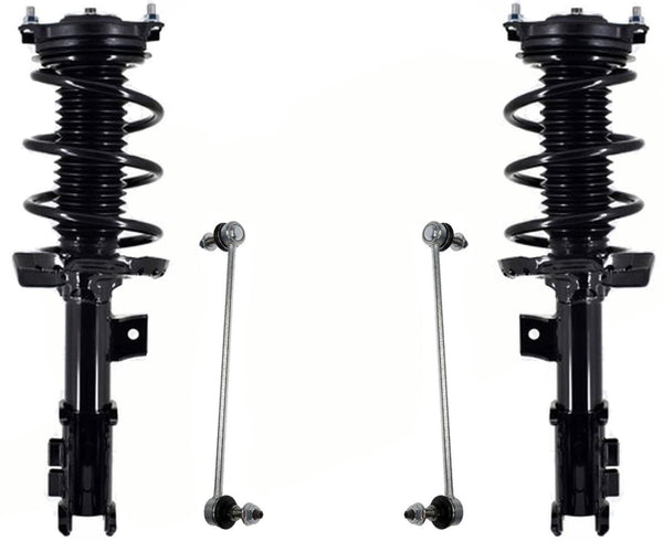 Front Struts Assembly & Sway Bar Links For Hyundai Sonata 2.0T 2015-2019