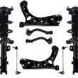 Front Struts Control Arms Tie Rods Links  For Kia Optima SX Turbo 2015-2019