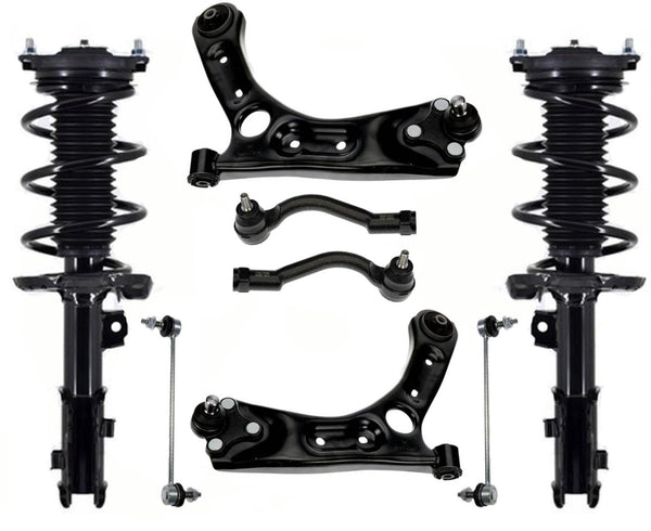Front Struts Control Arms Tie Rods Links  For Kia Optima SX Turbo 2015-2019