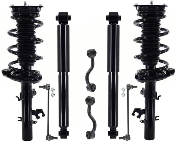 Front Complete Struts Rear Shocks & Links For Nissan Rogue 2014 2018 2019 2020