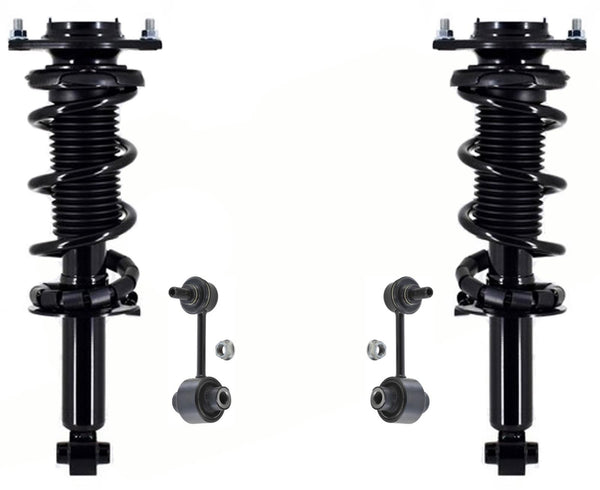 Rear Complete Struts Assembly & Sway Bar Links For Subaru WRX 2018-2019