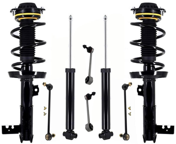 Front Struts & Rear Shocks & Links For GMC Terrain 1.6L 4 Wheel Drive 2018-2020