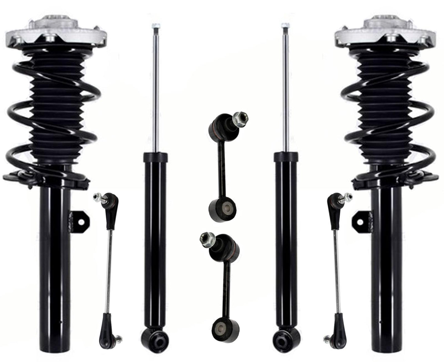 Front Complete Struts & Rear Shocks & Links For BMW X1 xDrive28i 2016 2019 2020