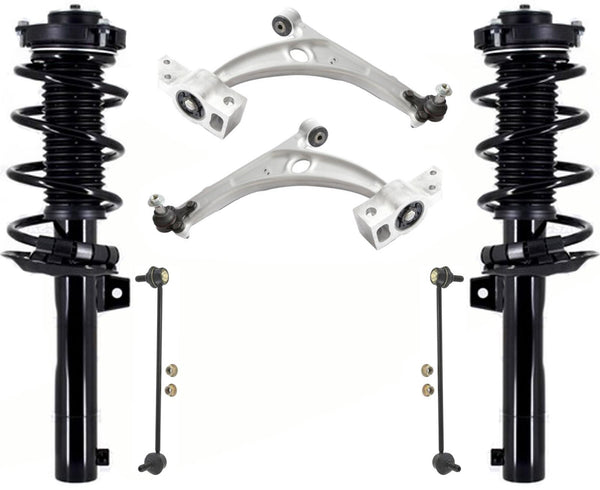Front Complete Struts Lower Control Arms &  Links For Audi Q3 2015-2018