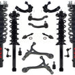 Kit de dirección de chasis de brazos de control de puntales completos delanteros y traseros para Acura TL 04-06