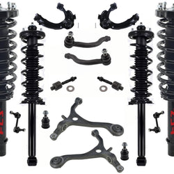 Front & Rear Complete Struts Control Arms Chassi Steering Kit For Acura TL 04-06