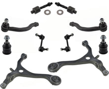 Front Lower Control Arms Tie Rods Ball Joints & Links For 2004-2006 Acura TL