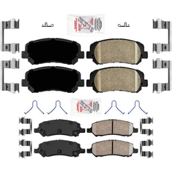 Pastillas de freno de cerámica delanteras y traseras para Dodge Dart 2013-2016