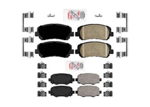 Front and Rear Ceramic Brake Pads w/ BRF Brake Code For Chrysler 200 2015-2017
