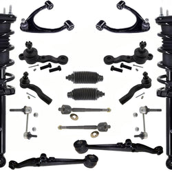 Front Struts Control Arms Ball Joint Tie Rods Links For Lexus IS300 01-05 Sedan
