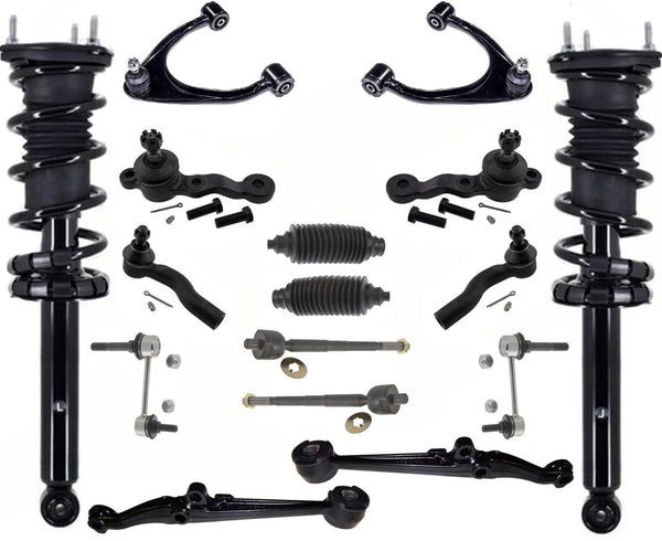 Front Struts Control Arms Ball Joint Tie Rods Links For Lexus IS300 01-05 Sedan