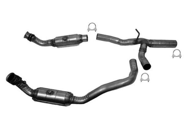 Engine Y Pipe W/ Dual Catalytic Converter For Ford E450 Super Duty 2016-19 6.8L