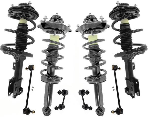 Conjunto de puntales delanteros y traseros y enlaces de barra estabilizadora para Mitsubishi Eclipse 06-2012