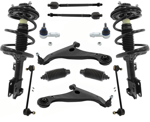 Front Struts Lower Control Arms Tie Rods & Links For Mitsubishi Eclipse 06-2012