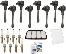 8 bobinas de encendido directo, bujías y filtros para Infiniti QX80 5.6L 2014-2021