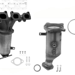 Front and Rear Manifold Catalytic Converter for Lincoln MKS 3.7L 2011-2012