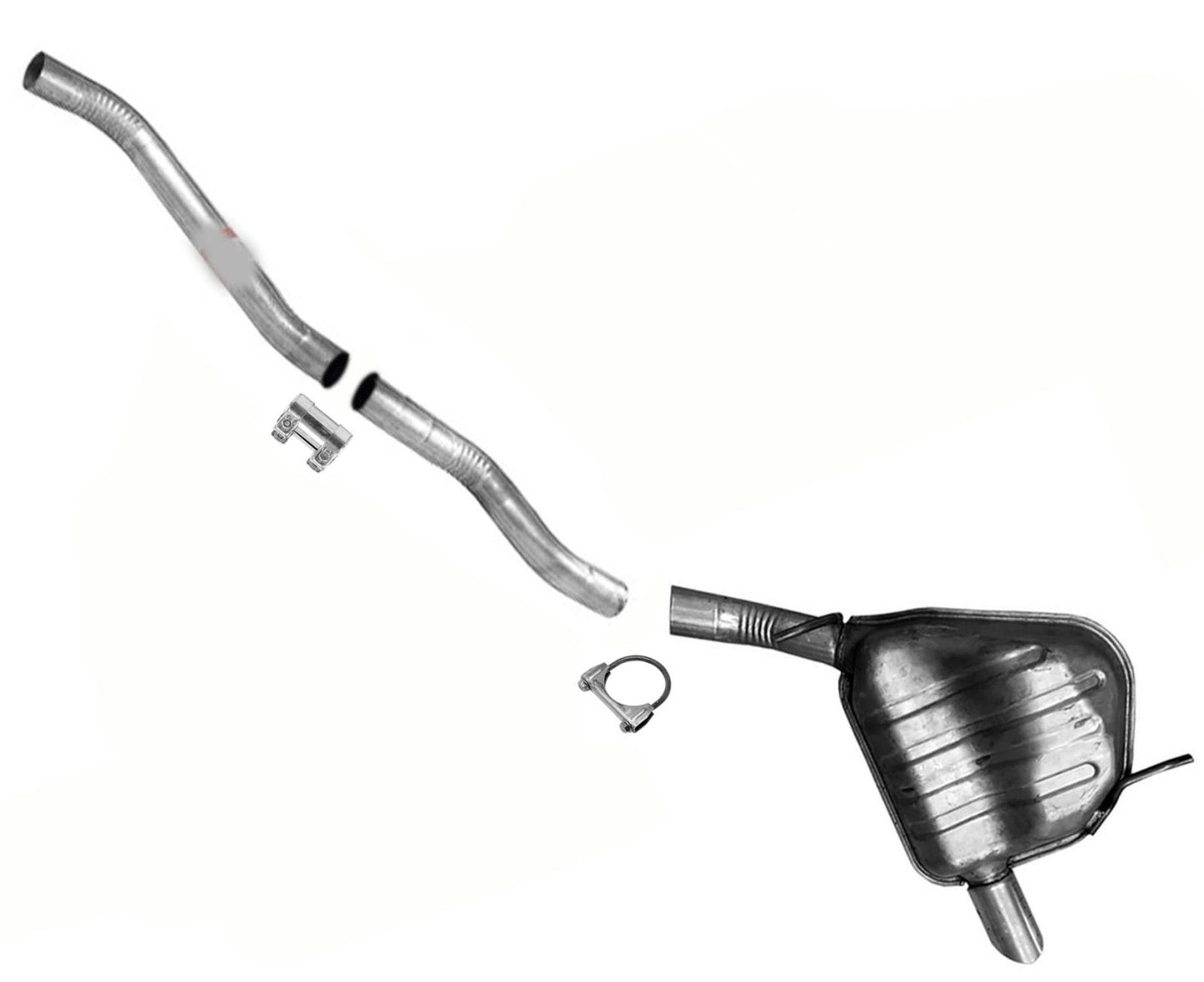 Silenciador trasero de tubo de extensión soldado para Jeep Grand Cherokee 3.6L 2011-2020