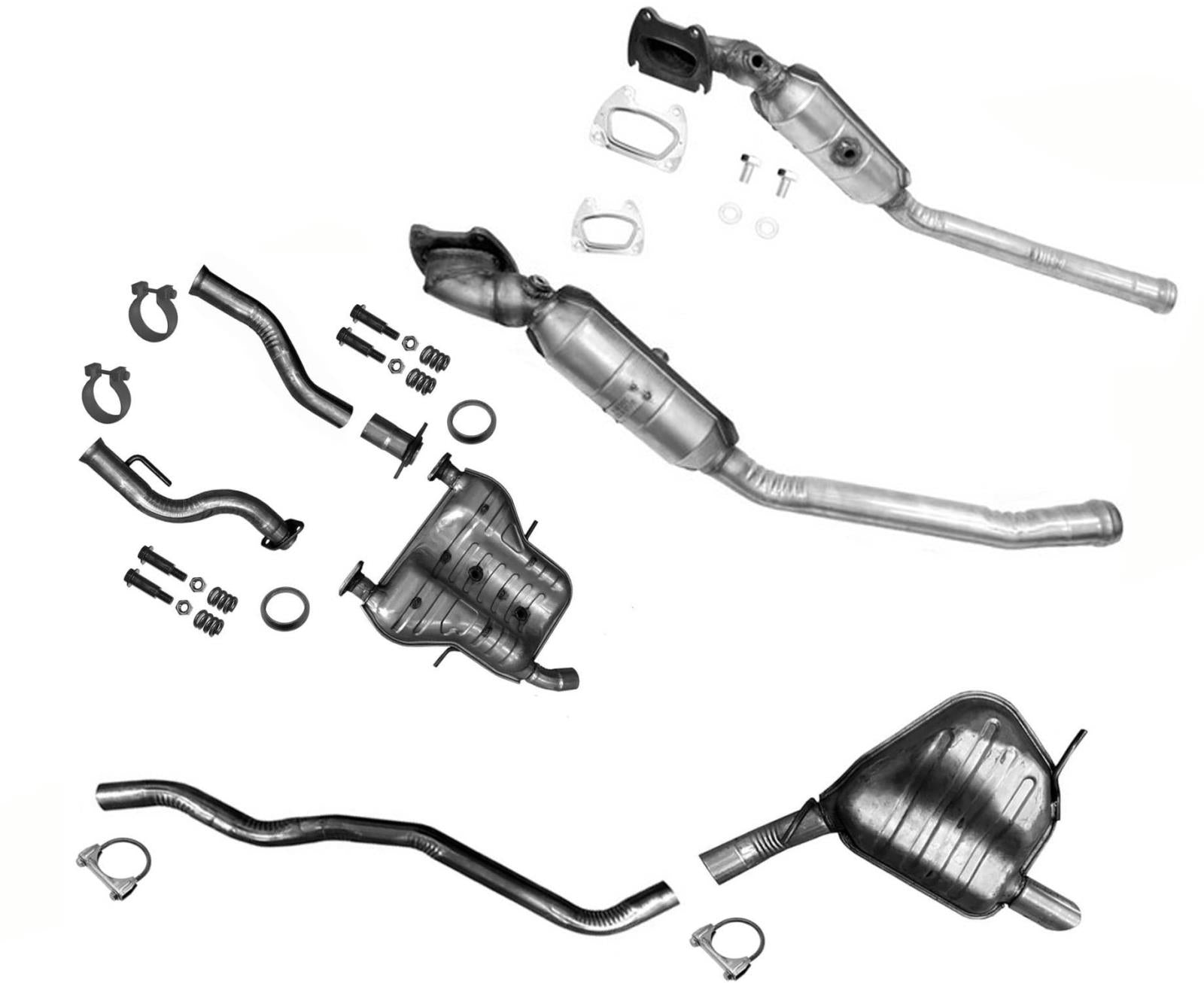 Para Jeep Grand Cherokee 3.6L 13-2020 Sistema de escape silenciador convertidor catalítico
