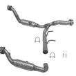 Convertidor catalítico dual de tubo Y de motor para Ford F150 2015-2020 2.7L Turbo