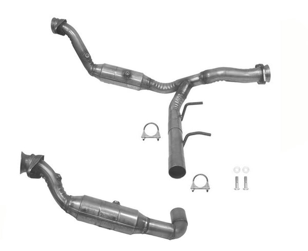 Convertidor catalítico dual de tubo Y de motor para Ford F150 2015-2020 2.7L Turbo
