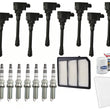 Ignition Coils Iridium Spark Plugs & Filters For Nissan Titan 5.6L XD 2016-2021