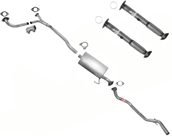 Muffler Exhaust System for Nissan Titan 04-05 2WD 4WD and for Titan 06 2WD ONLY