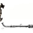 Front & Lower Catalytic Converter W/ Gaskets For Honda Accord 2.4L 2013-2017