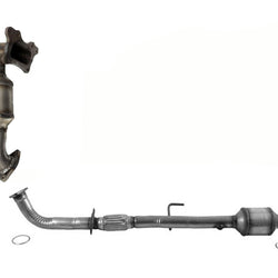 Front & Lower Catalytic Converter W/ Gaskets For Honda Accord 2.4L 2013-2017