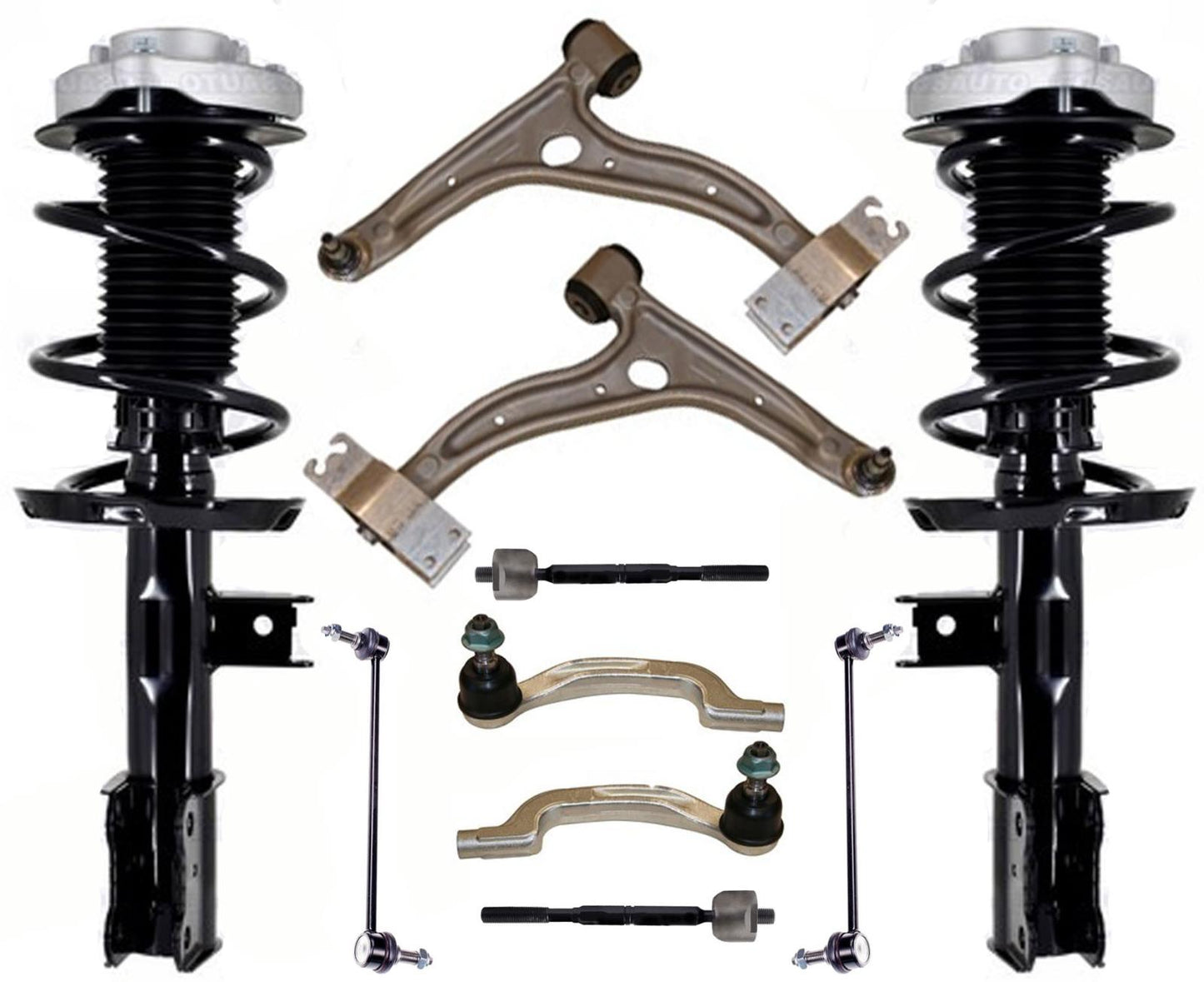 Front Struts Lower Arms Links For Mercedes Benz CLA250 All Wheel Drive 2014-18 - Photo 1