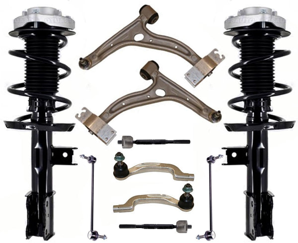 Front Struts Lower Arms Links For Mercedes Benz CLA250 Front Wheel Drive 14-18