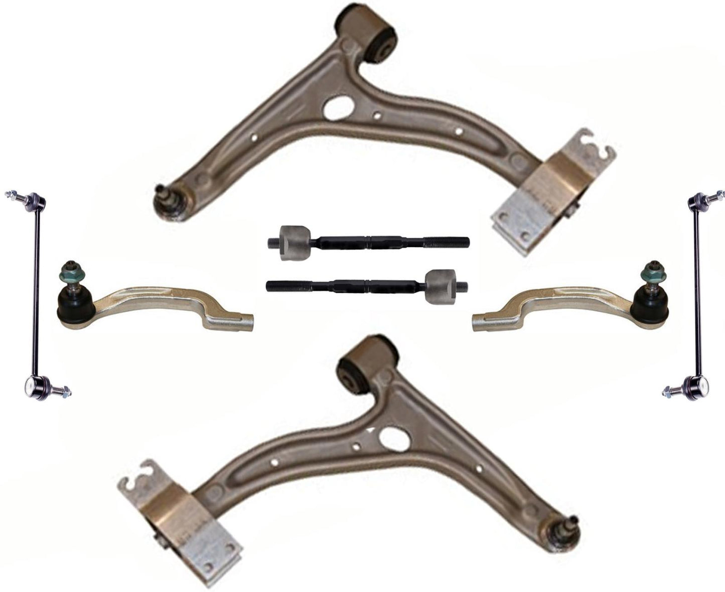 Front Lower Control Arms Tie Rods & Links For Mercedes Benz CLA250 2014-2019 - Photo 1