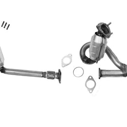 Front and Rear Engine Pipe Catalytic Converter for 08-12 Chevrolet Malibu 3.6L
