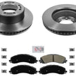 High Carbon Disc Brake Rotors Pads for Fleet Duty Ram 2500 3500 2019-2021
