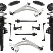 Front Struts Lower Control Arms Tie Rods & Links For Volkswagen CC 2009-2017