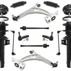 Front Struts Lower Control Arms Tie Rods & Links For Volkswagen CC 2009-2017