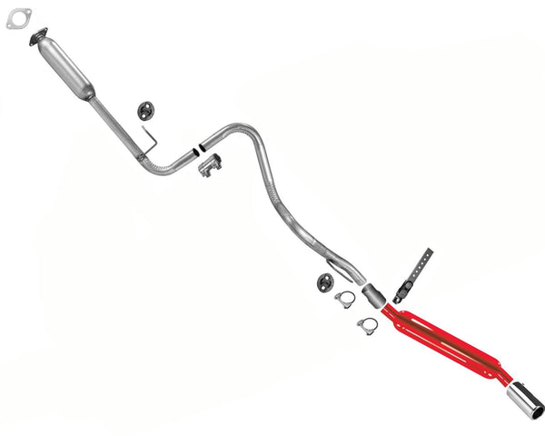 Cherry Bomb Performance Muffler Exhaust System For Chevrolet 2005-10 Cobalt 2.2L