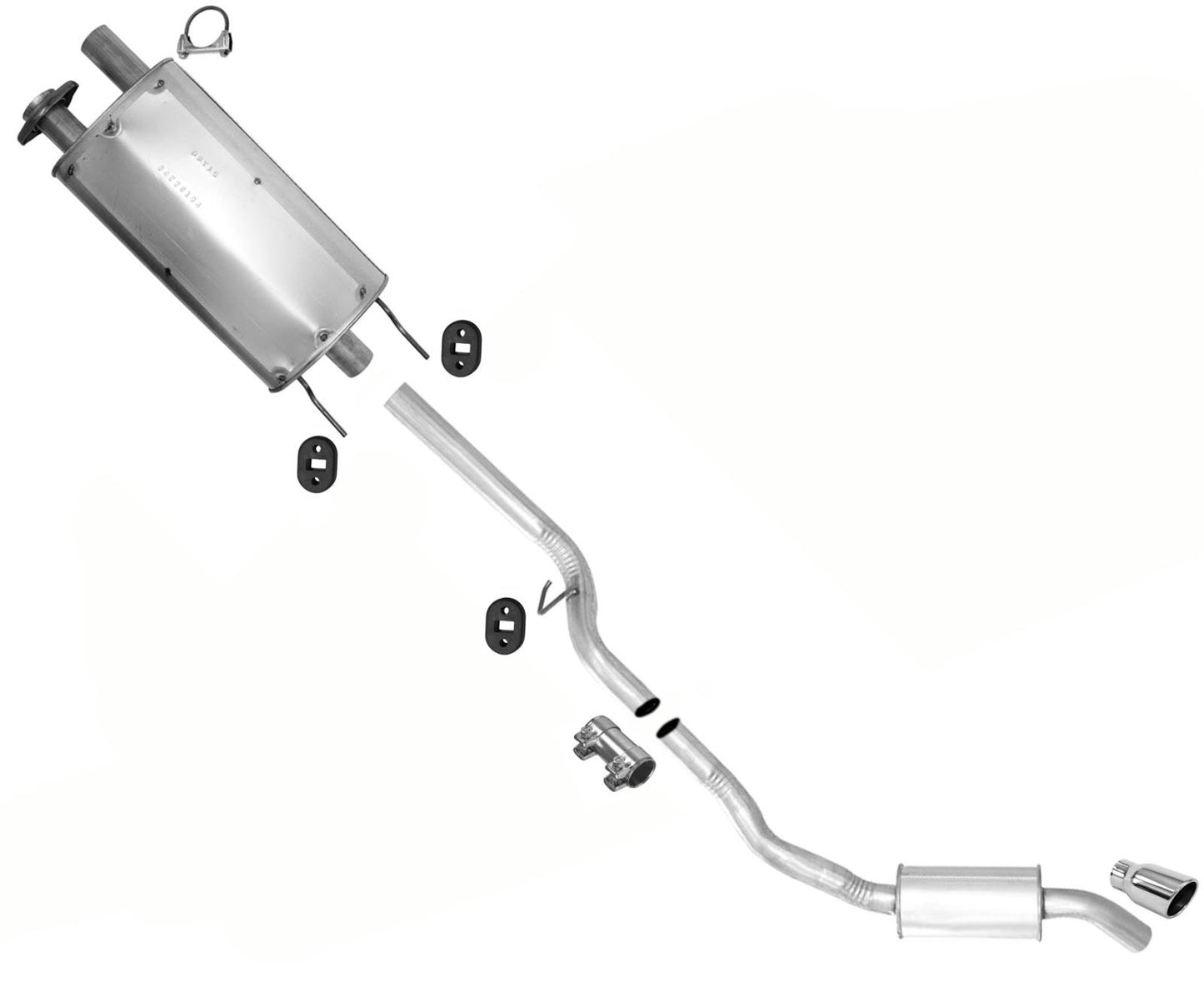 Sistema de escape para Ford Explorer Vin E SOHC 4.0L V6 2 puertas 97 al 11/08/1999