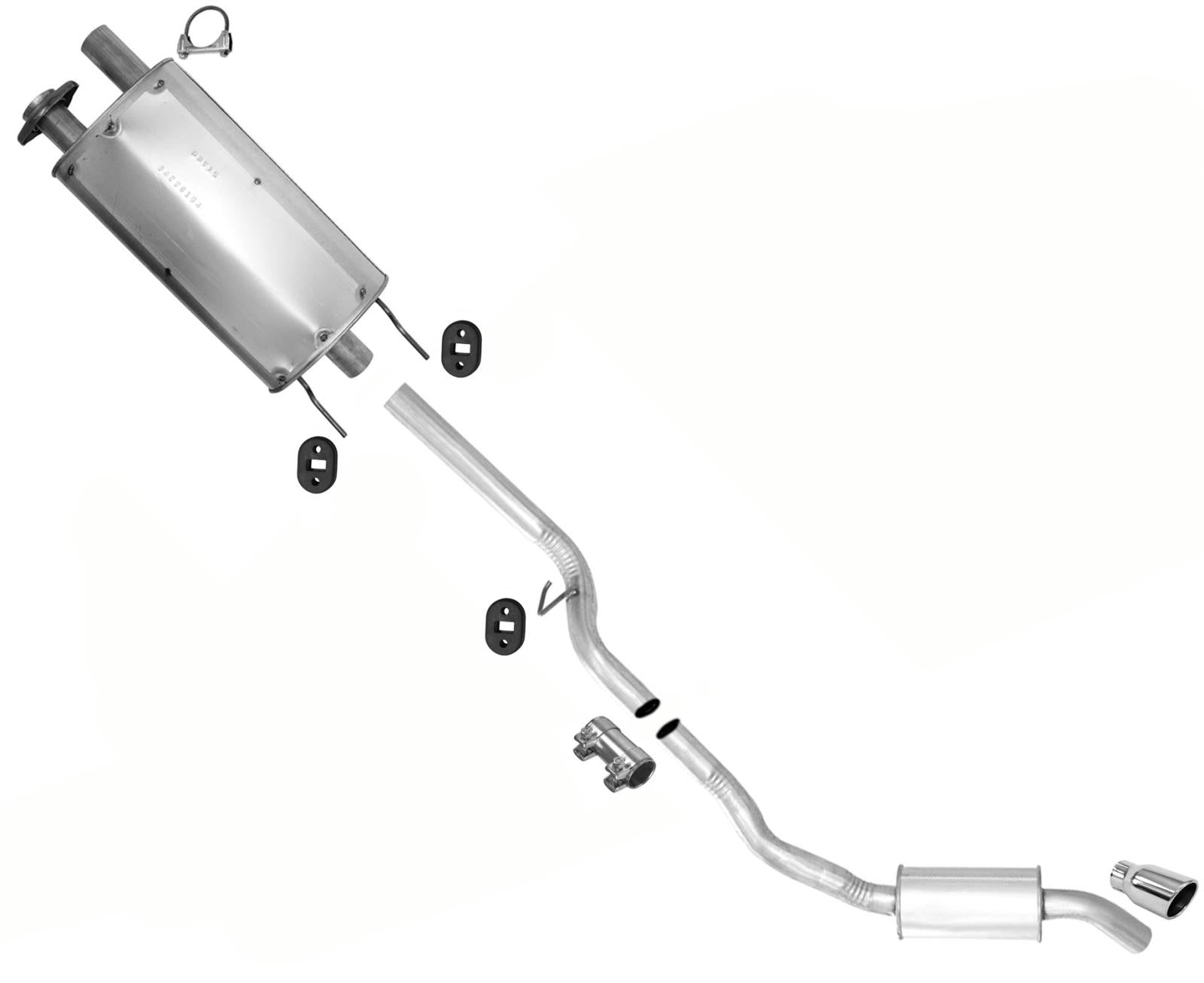 Sistema de escape para Ford Explorer Vin E SOHC 4.0L V6 2 puertas 97 al 11/08/1999