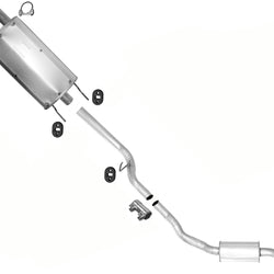 Exhaust System for Ford Explorer Vin E SOHC 4.0L V6 2 Door 97 to 11/08/1999
