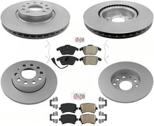 Coated Disc Brake Rotors Brake Pads, Hardware For Audi A3 2009 Front Wheel Driv
