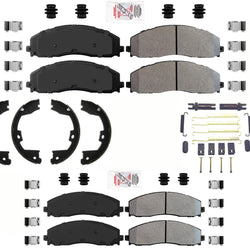 AmeriPLATINUM Fleet Duty Compound Brake Pads For Ford F250 Super Duty 2014-2021