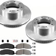 Front Brake Disc Rotors & Pads Set For Ford F250 Super Duty 4 Wheel Drive 14-21