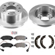Rear SOLID Brake Rotors Pads Hardware For Ram Promaster 1500 2500 35 2014-2021