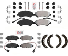 Fleet Duty Compound Disc Brake Pads Parking Shoes For Ram Promaster 2014-2021