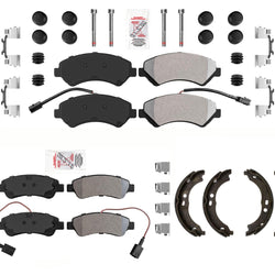 Fleet Duty Compound Disc Brake Pads Parking Shoes For Ram Promaster 2014-2021