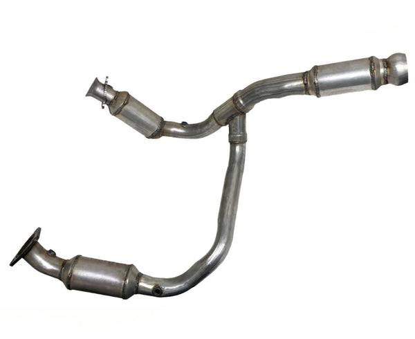 Engine Y Pipe with 3 Catalytic Converters for Cadillac Escalade 2011-2014 6.2L