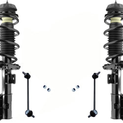 Front Complete Struts W/ Coil Spring & Sway Bar Links For Hyundai Accent 18-2022
